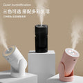 Car desktop bedroom humidifier - oscillating, adjustable, color-changing ambient night light, aromatherapy, car humidifier