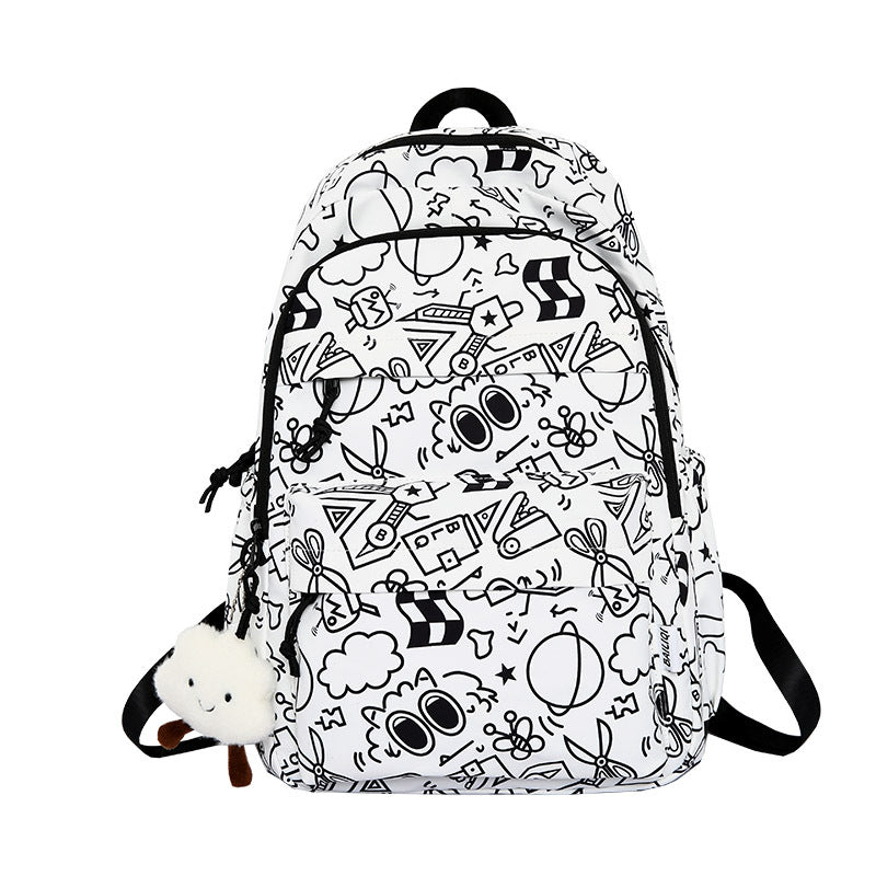 Backpack - "maillard" color scheme - premium school bag - casual travel backpack for high school and college students - trendy and cool for couples