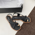 2026 new women's thong sandals - summer outdoor wear, trendy instagram-style flat roman sandals, one-strap flip-flops
