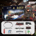 Retro steam train track suitartificial electric track train model toy cross-border nostalgic model