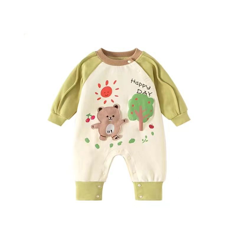 Newborn & infant autumn rompers: adorable bunny onesies for baby girls - cute & cozy newborn clothing