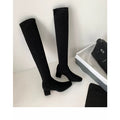 winter new arrival: plus size fleece-lined over-the-knee boots for cross-border e-commerce. sizes 35-42 available. wholesale options available. dropshipping for  and