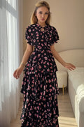 new spring export fashion european and american  elegant printed shawl + dress set