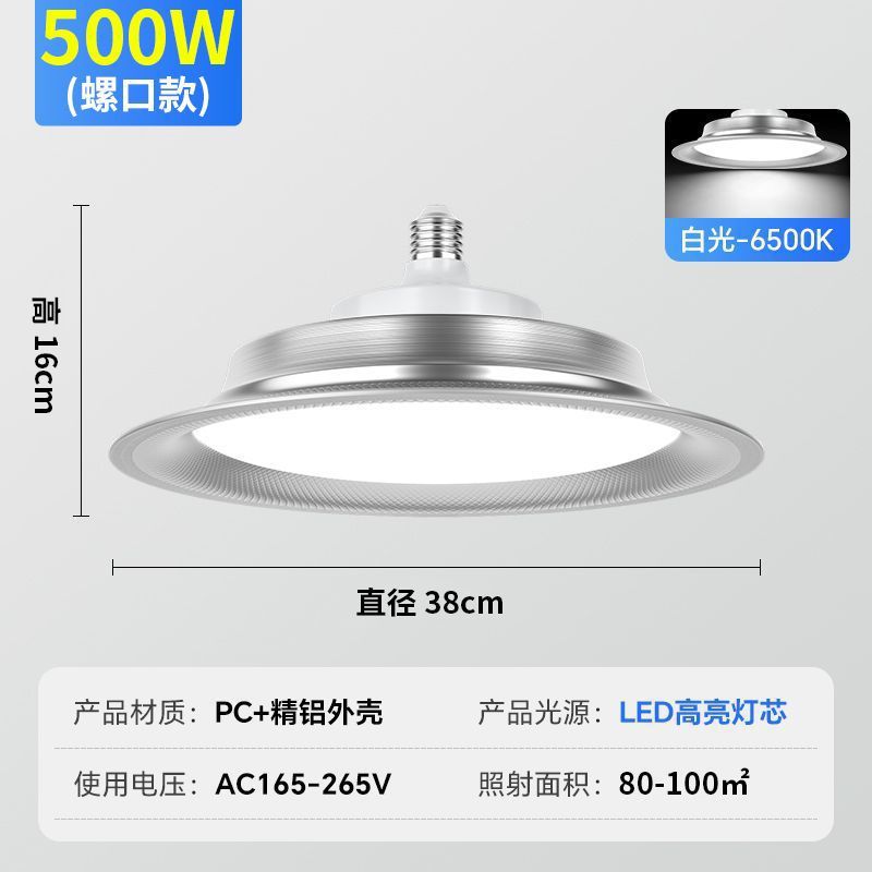 Three-proof led industrial and mining lamp industrial plant chandelier factory workshop stadium lighting warehouse super bright 100w light bulb