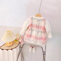 Girls' fleece-lined dress - new autumn/winter collection: cute, sweet, and stylish fleece dress for girls