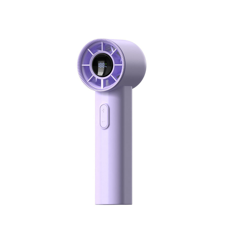 2026 new mini handheld fan - portable outdoor small high-speed turbine fan with smart digital display