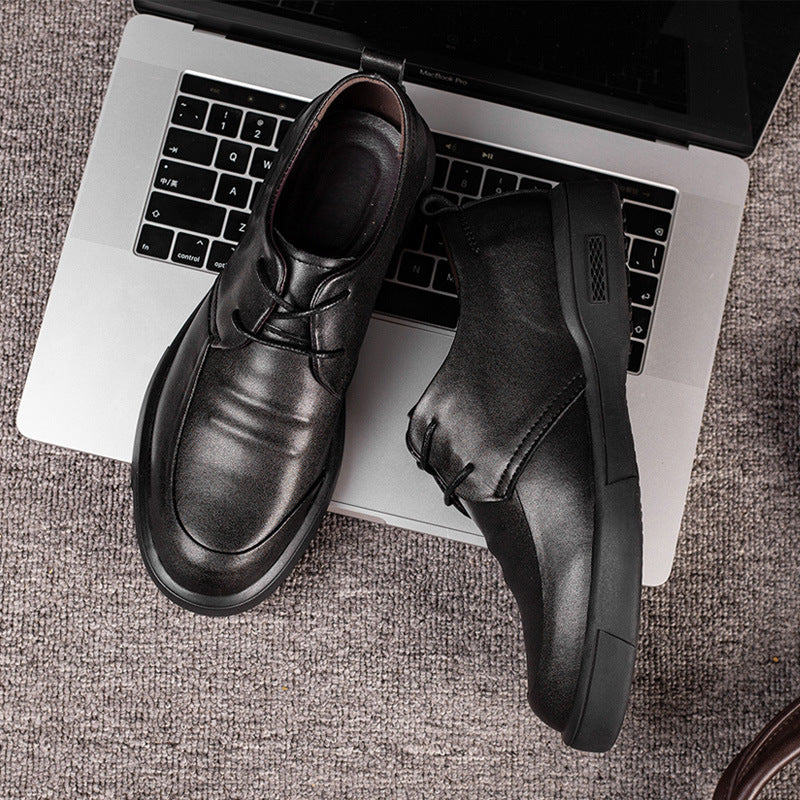 Genuine leather dress shoes for men - business, formal, casual, and versatile styles - dropshipping available