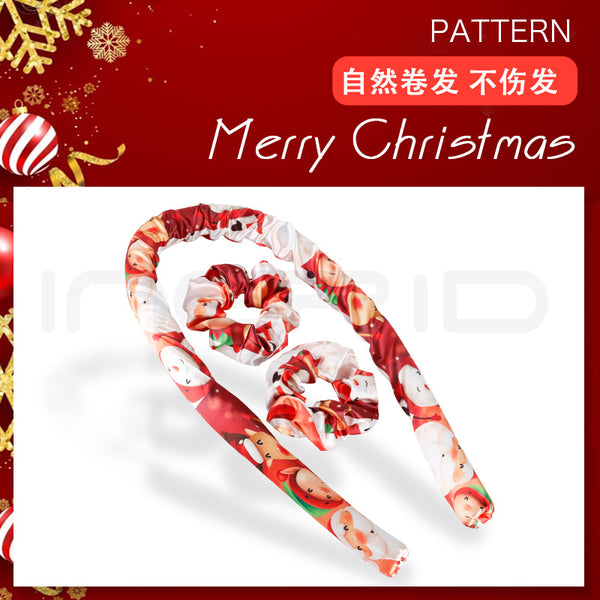 Christmas gift box lazy curling iron eva foam sponge roller curling iron sleep no heat curling iron