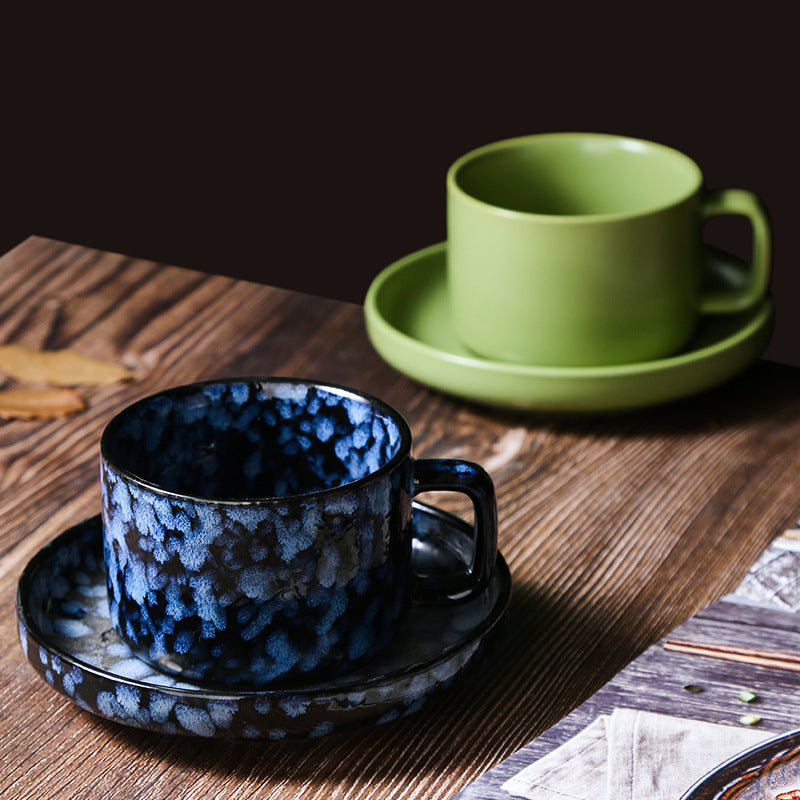 Nordic new arrival: instagrammable single-serve afternoon tea milk & coffee cup, creative breakfast oatmeal cup and saucer set - wholesale