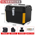 48l [pure black] + backrest (shock-absorbing base plate + foam lining + comfortable backrest + screw tool kit)