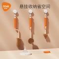 Silicone bottle brush 360 degree rotate baby pacifier brush straw brush bottle brush cleaning suit cleaning brush