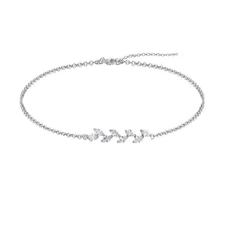 Japanese and korean insaccessible luxury forest style little fairy leaf fashionstylisheasiest for match series women's bracelet gift niche style