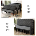 Folding bedfor homedouble iron frame bed with mattress rental house simple bed hard bed office lunch break bed single
