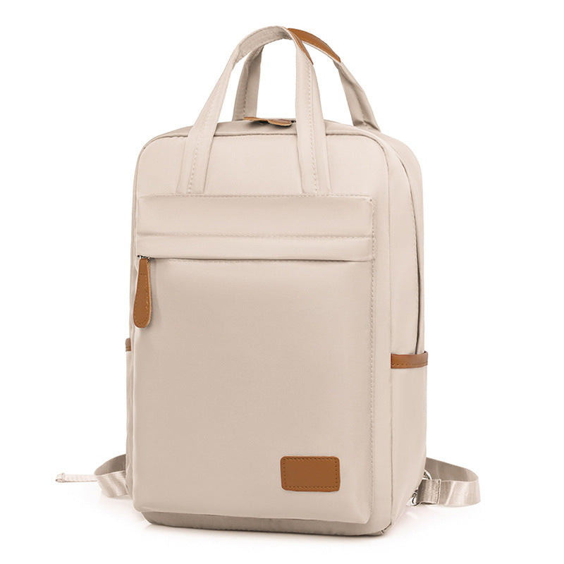 Cross-border fashion trendy cool oversized capacity men's backpack solid color simple travel backpack women's versatile college student schoolbag