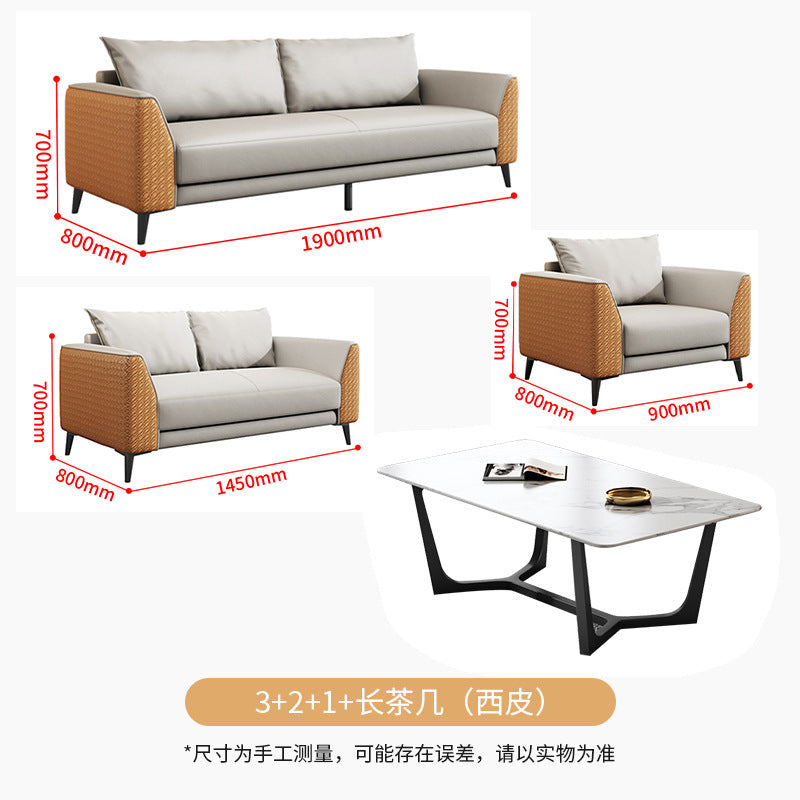 Saint-li office sofa set: reception, office, and break area sofas with coffee table
