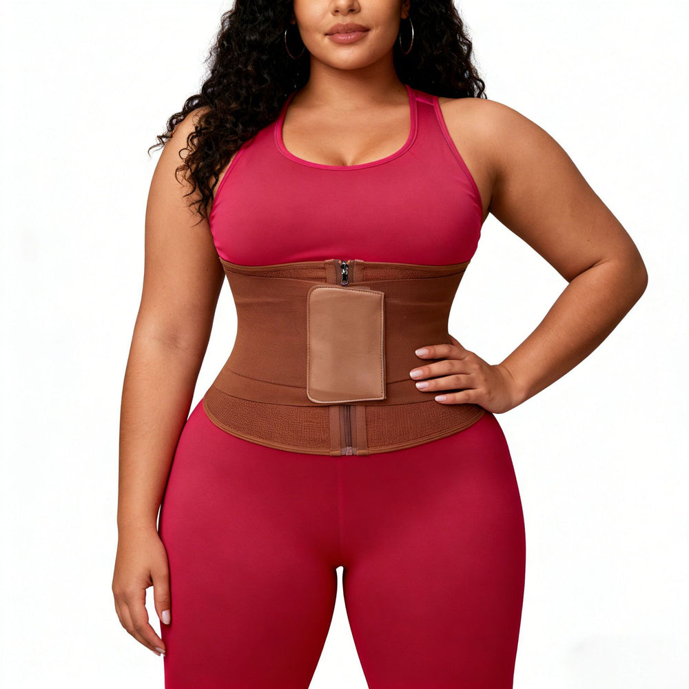European and american shaping workout waist trainer - slimming, tummy control, back support, and waist cincher