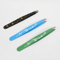 Fangling a406 beauty eyebrow clip eyebrow trimming clip eyebrow plucking tweezers eyebrow plucking beard oblique eyebrow clip printing