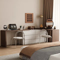 Italian normcore dressing table storage cabinet all-in-one bedroom accessible luxury classy small dressing table bed end storage cabinet chest of drawers