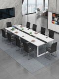 Conference table long table minimalist modern office desk and chair set conference room bench table workstation training station employee desk