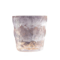 Nordic hammered glacier glass - minimalist design for men and women - perfect for water, milk, juice, and spirits - glacier pattern