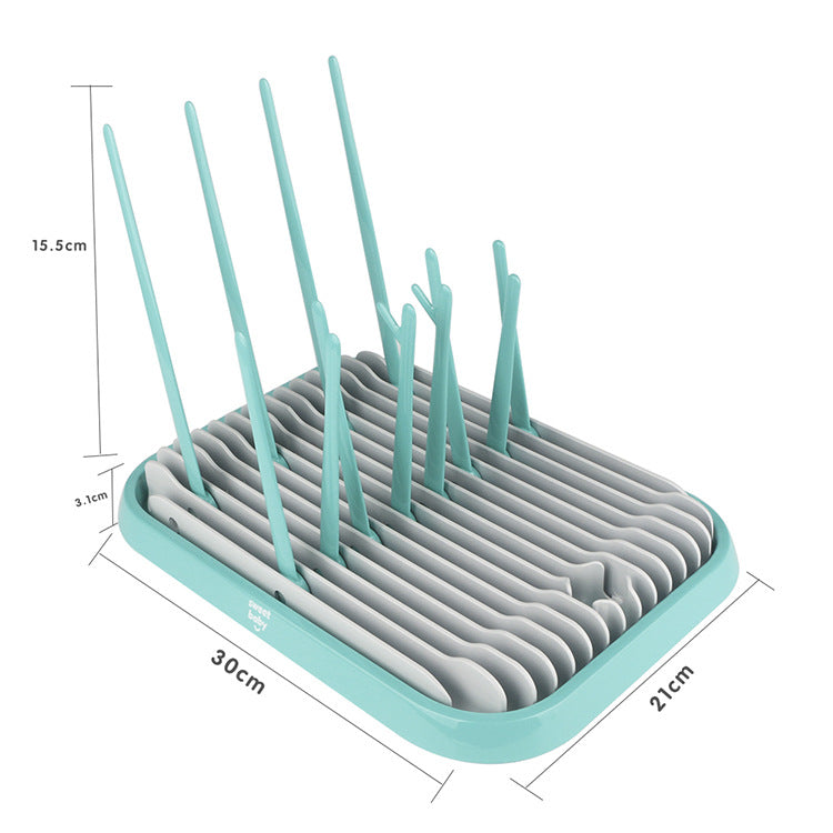 Baby bottle & breast milk drying rack - multifunctional, portable, foldable, pacifier drainer - ready stock wholesale storage