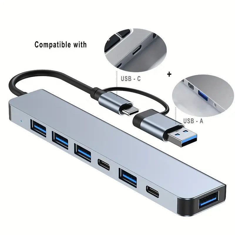 Laptop usb expansion type-c multi-port hub converter multifunctional usb flash drive hub