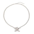 Sweater necklace wholesale fashion cross-border accessories stylish women's hip-hop street skull star halloween clavicle chain