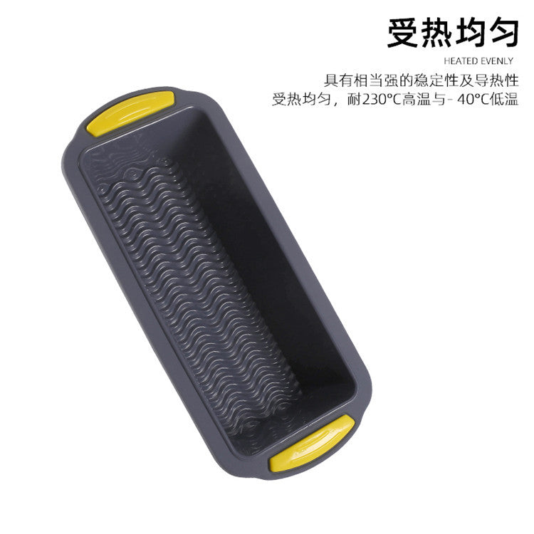 Colorful toast mold non-stick silicone home baking toast bread mold rectangular silicone cake baking tool