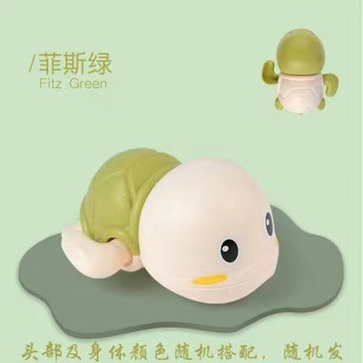 Tiktok viral kids' bath toys - wind-up baby turtle for swimming, bathing, and playtime - perfect for market stalls!