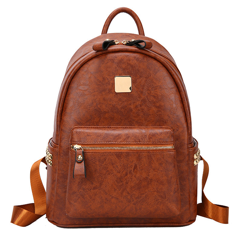 2025 new fashion cross-border retro backpack women's casual travel large capacity bag - dropshipping available