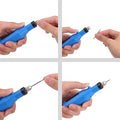 Mini nail drill set - portable electric nail file & polisher kit