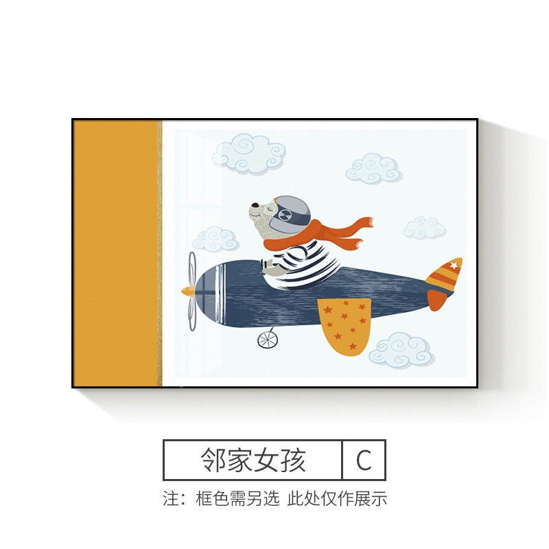 Meter box decorative painting modern simple switch box cover light luxury distribution box hanging painting restaurant flip cover cover mural