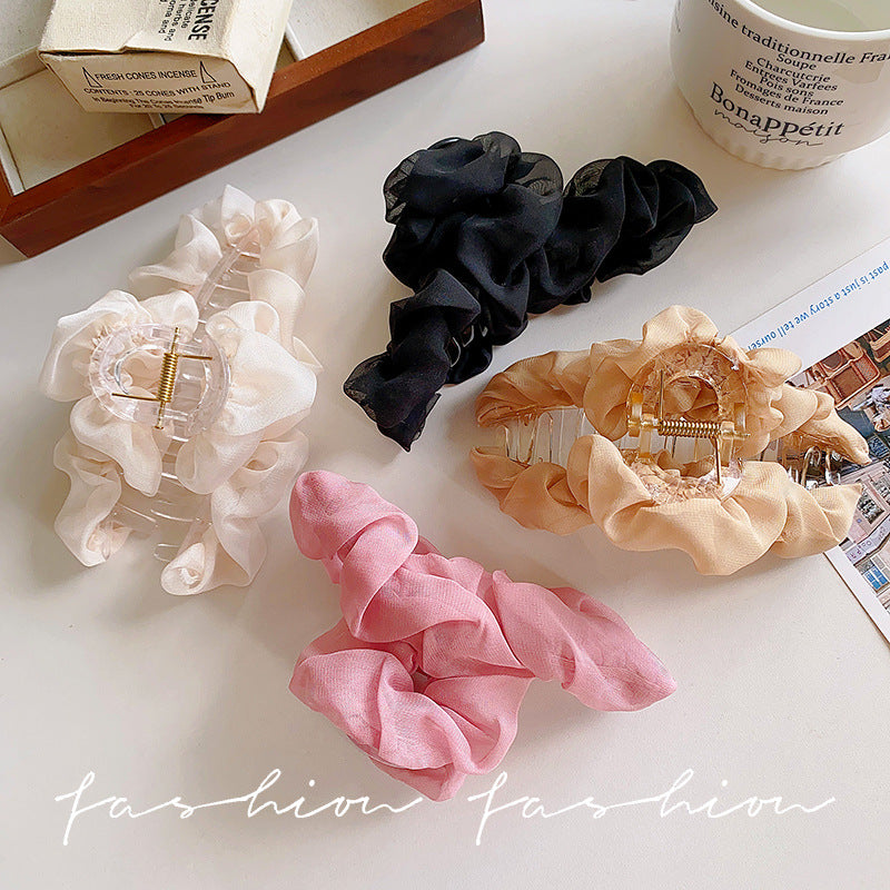 Show hair volume, super fairy mesh hair clip for women, back of head hair clip, large shark clip 2026 new arrivalclassy sense