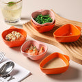 Creative ceramic dishes - novel vegetable-shaped small plates - household vinegar dishes, hot pot dipping dishes, restaurant seasoning dishes