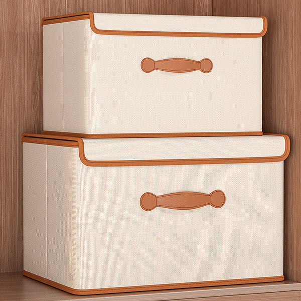 Home clothes storage box Home wardrobe underwear storage box Organizing box Clothes quilt storage basket bag with lid