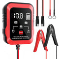 Ultra-thin 6v 12v charger (ase adapter cable) motorcycle lawn mower car battery charger