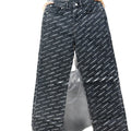 Menjeanscargo jeansnew arrivalstraight-legjeansaccessible luxury high-end pants wholesalemen jesns