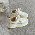 Korean style chunky platform sneakers - trendy, versatile, and unique white shoes for women - new spring 2026 collection - student bread shoes