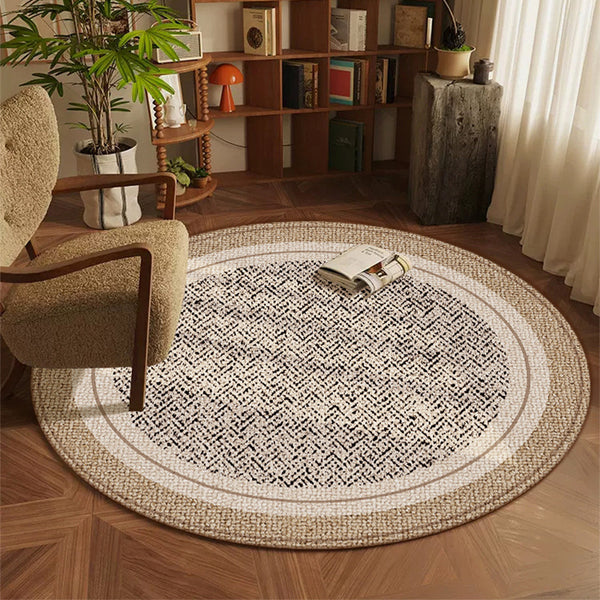 European round office carpet living room sofa coffee table blanket study rotating chair cushion rocking chair cushion bedroom bedside cushion