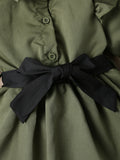 children's wear cross-border autumn new arrivals: girls' fashionable longline shirt dress with belt and leggings set