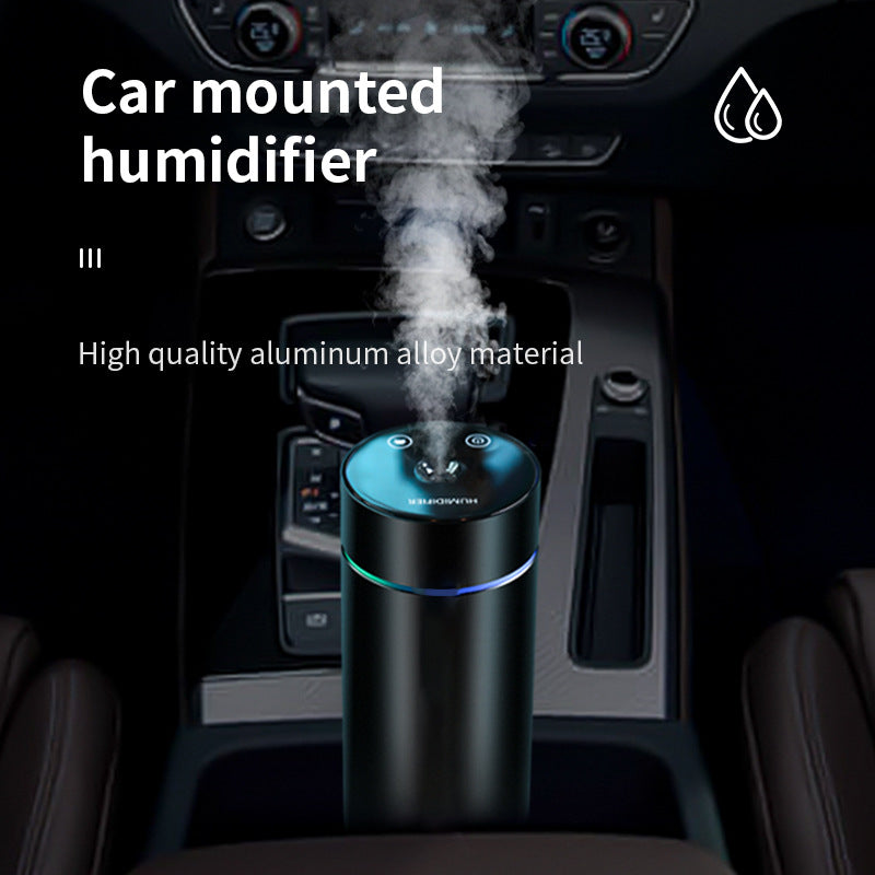 New smart car air freshener usb button humidifier portable colorful atmosphere light atomizer for home use