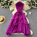 export elegance miyake pleated dress skirt pleated long heavy industry pleated classy exquisite dress for women