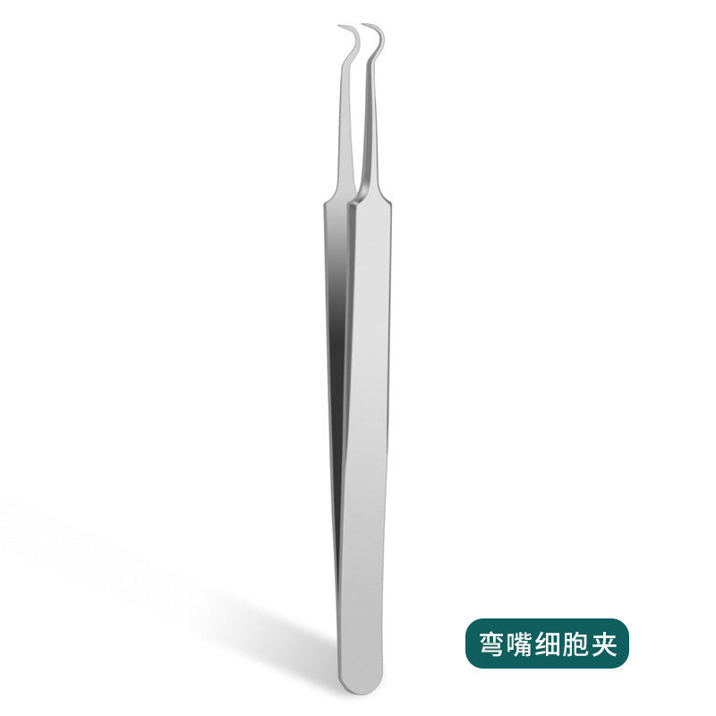 Factory in stock no. 5 super sharp cell clamp stainless steel acne needle suit blackhead acne tweezers acne needle tool