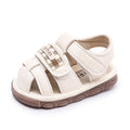 Summer new baby girl sandals non-slip soft sole first walker shoes closed toe boys shoes beach kids shoes 0-2 years