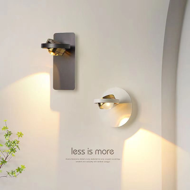 New  hotel bedside lamp, adjustable angle 360° wall sconce for hotel, club, and living room backdrop walls