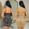 C7033 cross-border   independent station fashion women's sleeveless mini dress camisole dress new
