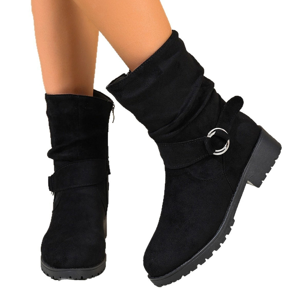 autumn new arrival: plus-size women's casual comfortable european and american style fashionable outerwear boots - wholesale