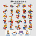 Elementary school big particle children's educational science and technology building block set creative programming robot birthday gift toy