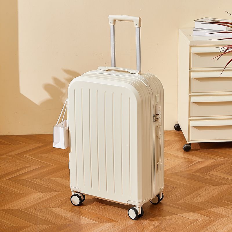 Luggage aluminum frame 20 pull rod box universal wheel 24 female male student 26 boarding password leather box 28inch suitcase