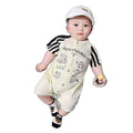 Stylish & cute breathable cotton romper for babies 0-24 months - adorable summer short-sleeve lightweight comfort for your little one